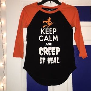 Halloween quarter sleeve shirt